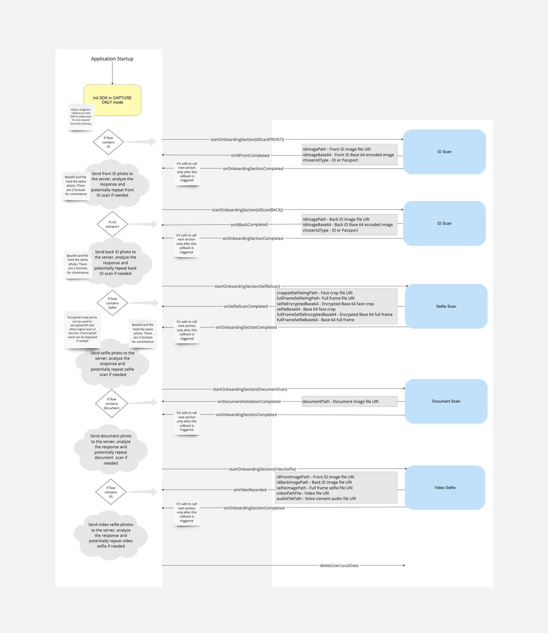 Capture only data flow example